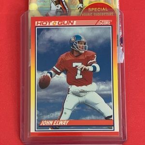 John Elway #564 1990 Score Football Trading Card